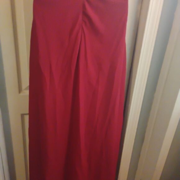 Poly Usa Red Sweetheart Sleeveless Maxi Sundress - Picture 13 of 17